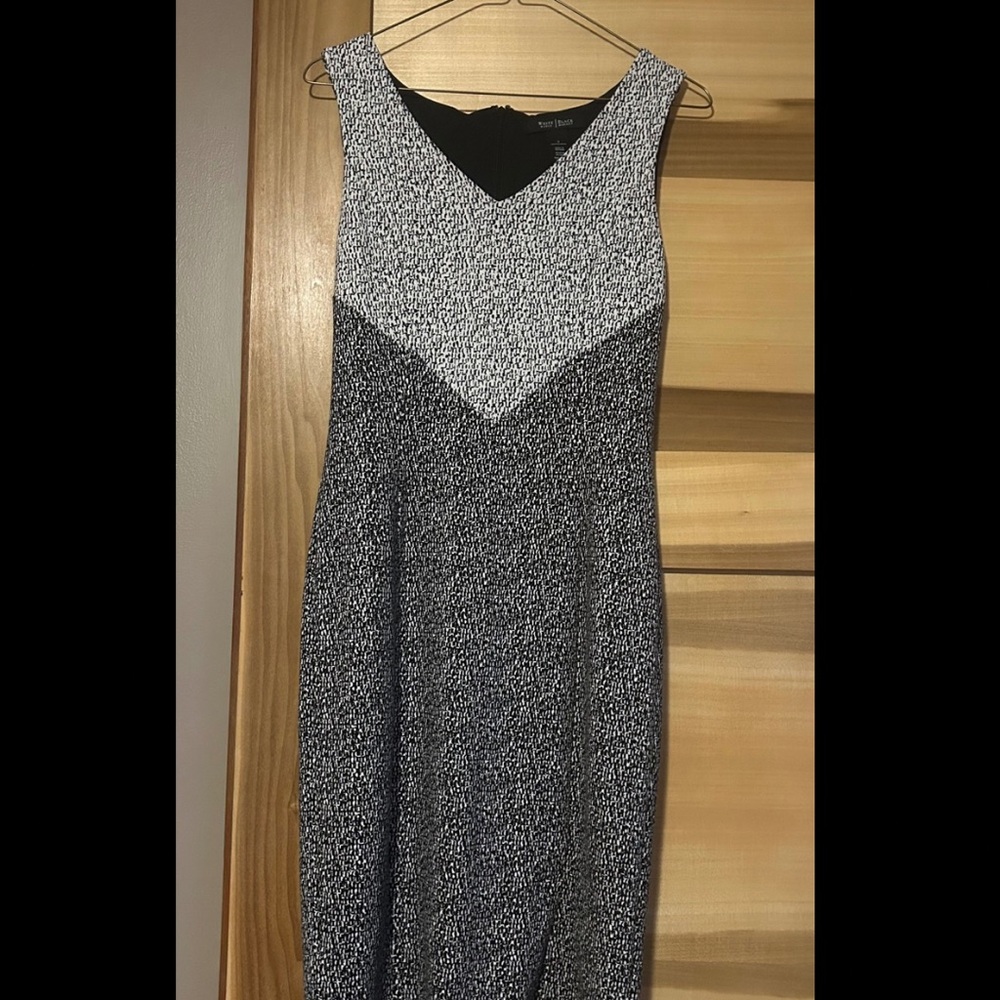Black and White Cocktail Dress